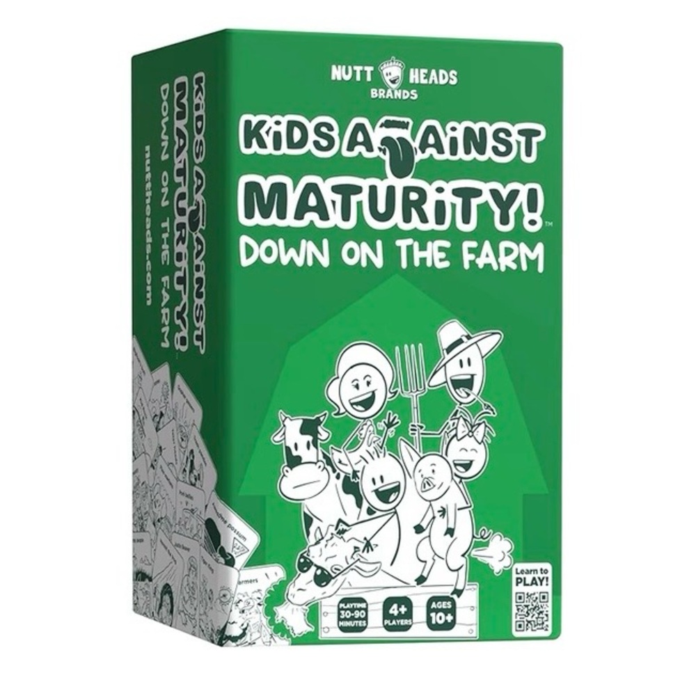 BRAND NEW SEALED PACKAGE Kids Against Maturity: Funny Family Card Game Ages 10+